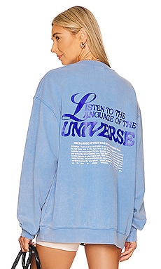 Free People Free & Easy Paradise Sweatshirt in Blue