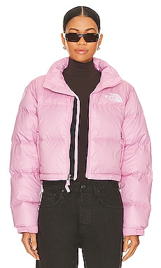 The North Face 1996 Retro Nuptse Jacket in Cameo Pink | REVOLVE