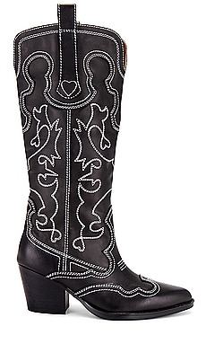 Free People Rancho Mirage Western Boot In Black