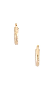

Серьги-кольца textured - The M Jewelers NY, Металлический золотой, Золотой