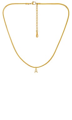 Product image of The M Jewelers NY Herringbone Initial Necklace. Click to view full details