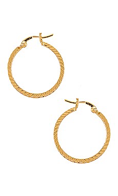 

Серьги-кольца the rope - The M Jewelers NY, Металлический золотой, Золотой