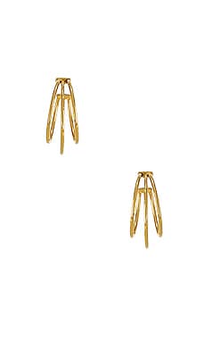 The M Jewelers NY Triple Hoop Earring in Gold The M Jewelers NY $44 Previous price: $72 