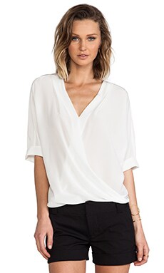 Trina Turk Coral Top in Whitewash | REVOLVE