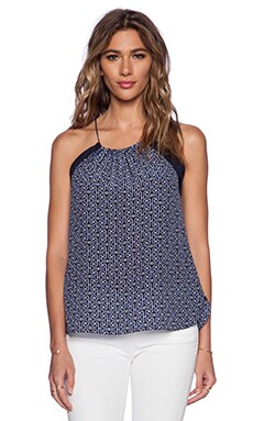 Robe Midi Trina Turk Keegan Bleu Indigo - Ourlet Asymétrique, Taille L, Neuve Sans étiquette