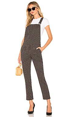 Tularosa Tessa Overall in Black Multi Stripe | REVOLVE