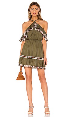 

Платье chrissy - Tularosa, Оливковый, Мини