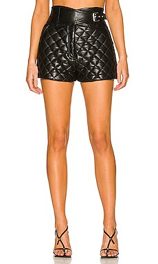 Carmen Quilted Leather Short Tularosa $208 
