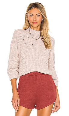 Sanctuary Waffle Knit Sweater in Toasted Marshmallow