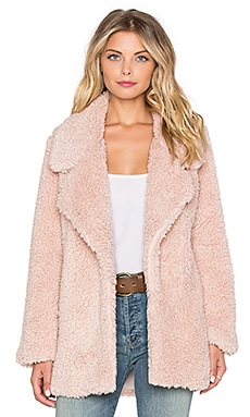 Violet Faux Fur Coat