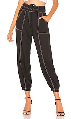 

Спортивные брюки на кулиске martha - Tularosa, Black & white, Черный
