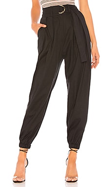 NILI LOTAN Nolan Sweatpant in Washed Black