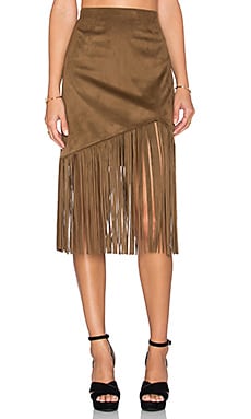 Tularosa JUPE FRANGES DONNA en Camel REVOLVE