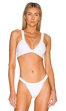 vindue Har det dårligt os selv BEACH RIOT Mika Bikini Top in White Multi | REVOLVE