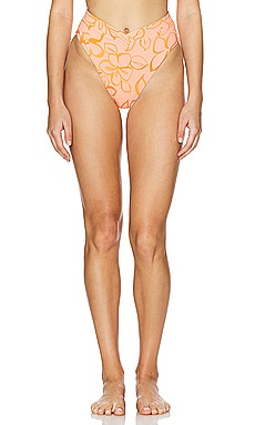 PQ Lace Triangle Bikini Top in Sol
