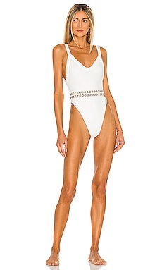 revolve white bathing suit