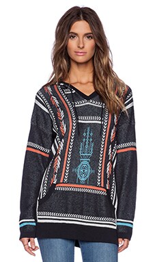 Twelfth Street By Cynthia Vincent Baja Hoodie in Black REVOLVE