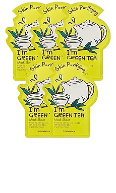 

Тканевая маска i'm green tea sheet mask - Tonymoly, Beauty: na, Маски для лица