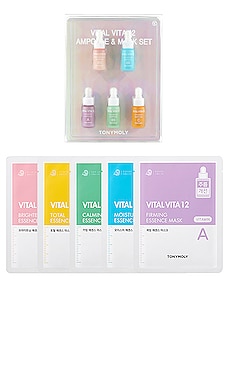 

Комплект the vital vita 12 ampoule and mask set - TONYMOLY, Beauty: na, Сыворотка для лица