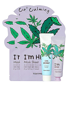 Product image of TONYMOLY I'm Hemp Mask and Hand Cream Set. Click to view full details