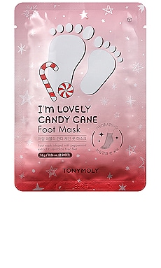 I'm Lovely Candy Cane Foot Mask TONYMOLY
