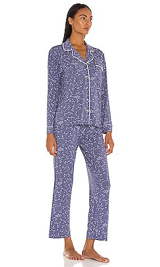 SIORO Pyjamas pour Femmes Manches Longues vêtements de Nuit Ladies Soft Loungewear PJ Set