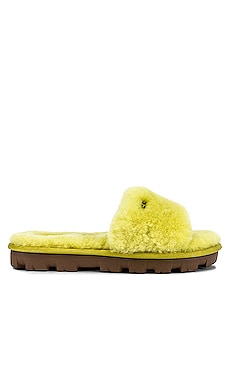 UGG Cozette Slide in Electric Lime REVOLVE