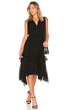 Ulla Johnson Aurelie Dress in Noir | REVOLVE