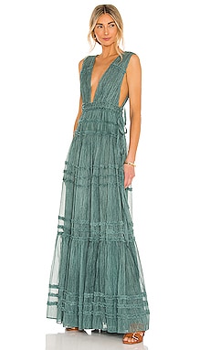 Ulla Johnson Fiona Gown in Adriatic | REVOLVE