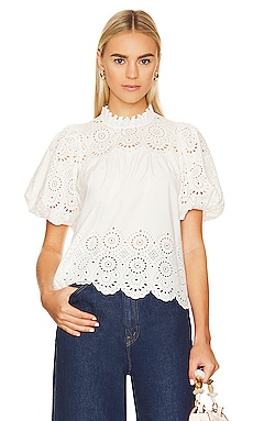 Product image of Ulla Johnson Mischa Top. Click to view full details