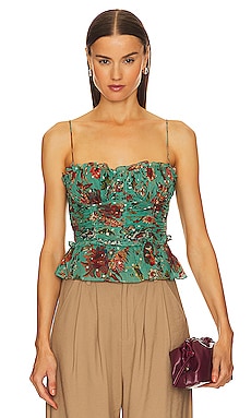 Scallop Peplum Tankini in Floral Scallop