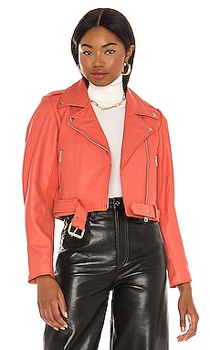 

Куртка scrunch - Understated Leather, Розовый, Куртки