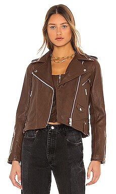 BLOUSON SLICK Understated Leather $291 