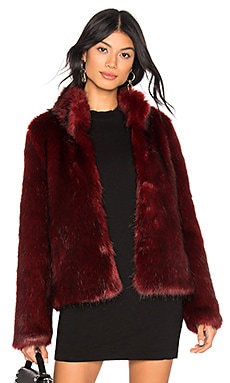 Unreal Fur Faux Fur Delish Jacket in Lush Rust | REVOLVE