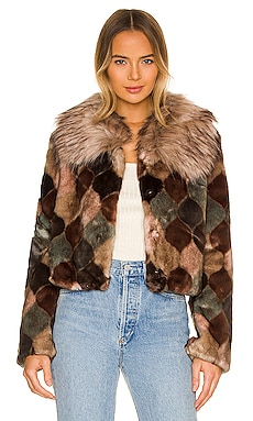 Casablanca Faux Fur Jacket Unreal Fur $399 