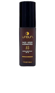 Face + Body Highlighter SPF 15 UnSun Cosmetics $34 
