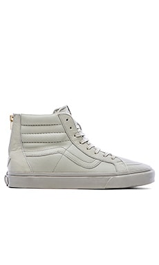 Vans ca sk8-hi zip 2025 boot leather agate grey