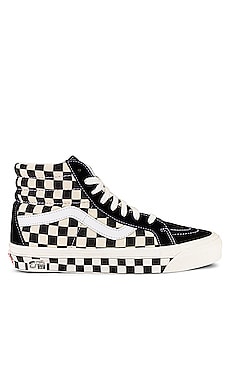 

Кроссовки sk8-hi 38 dx - Vans, Black & white, Мужские кроссовки
