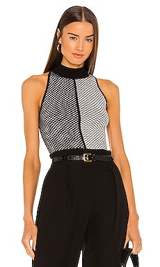 Patchwork Bodysuit Victor Glemaud $350 Collections
