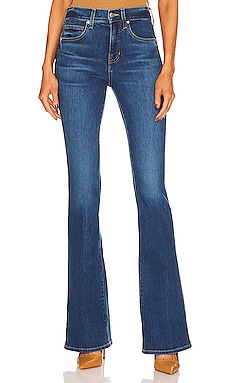 Veronica Beard Beverly High Rise Skinny Flare in Bright Blue | REVOLVE