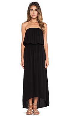 Velvet by Graham & Spencer Sibley Rayon Voile Dress in Black | REVOLVE