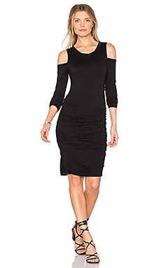 Velvet by Graham & Spencer Antonella Shoulder Cut Out Dress in Black ...