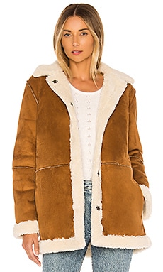 suede and sherpa jacket