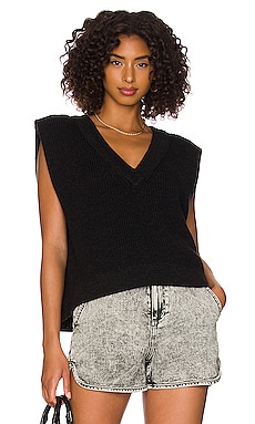 Leah Sweater Vest Velvet by Graham & Spencer $158 NEW
