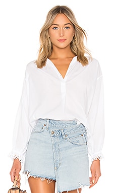 Velvet by Graham & Spencer Jacoba Top in White | REVOLVE