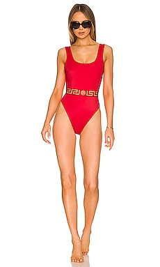 Belted Detail One Piece VERSACE