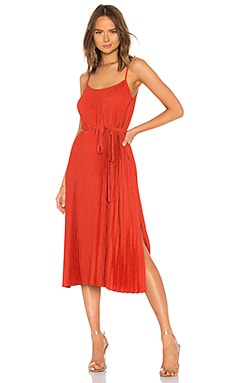 Vince pleated cami maxi sale dress