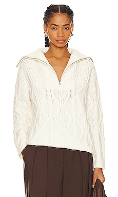 HATCH The Cozy Waffle Knit Visitor Hoodie in Oatmeal Melange