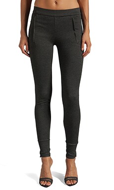 Vince Jogger Legging in Heather Charcoal