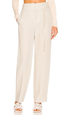 Product image of Vince Tie Detail Straight Leg Pant. Click to view full details